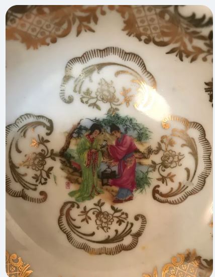 Set de 8 farfurii japoneze din porțelan