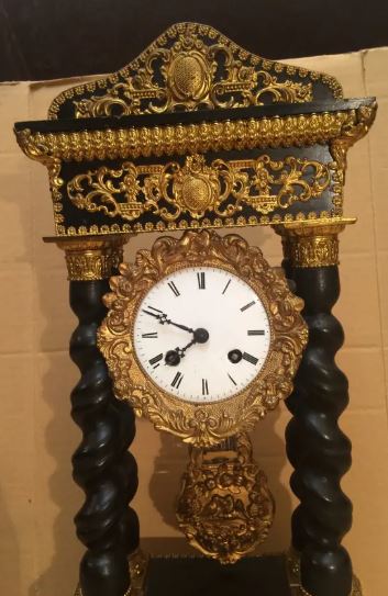 Ceas de masa imperial de tip Portico, sec. XIX