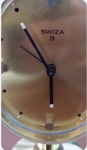 Ceas desteptator de masa Swiza 8. Functioneaza