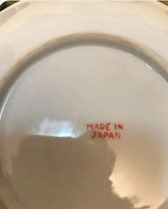 Set de cafea japonez din porțelan Satsuma pentru 7 persoane