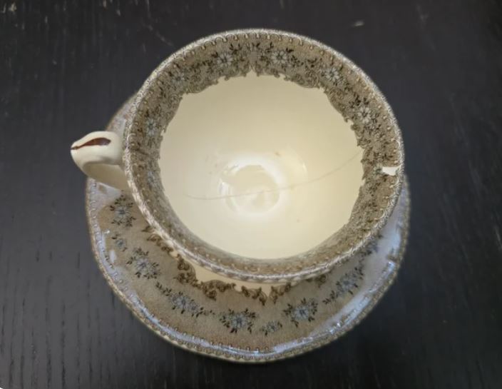 Set de cafea si supa Viejo Molino marca La Cartuja de Sevilla pentru 12 persoane