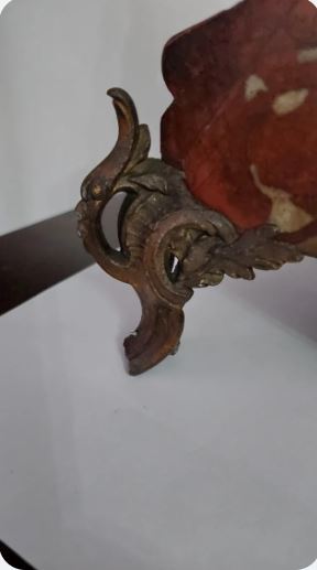 Ceas de semineu cu o statuie numita L'Orage (Furtuna), sec. XIX