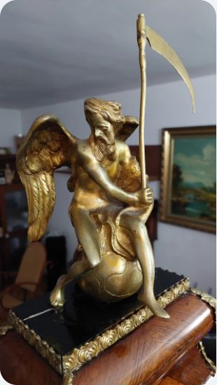Ceas de podea tip Boulle stil Ludovic al XVI-lea, sec. XIX. Unic
