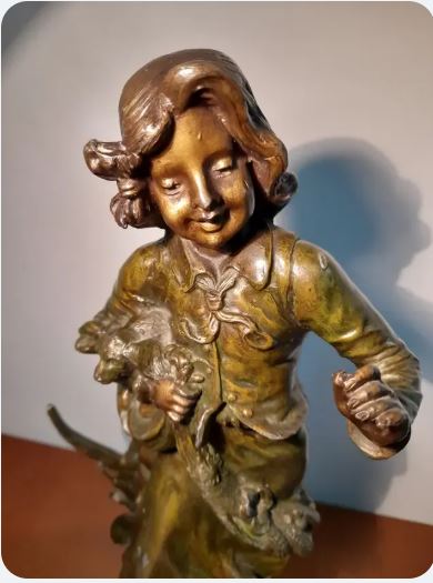 Statuie "Passage du Gue" de Geo Maxim, inceput sec XX