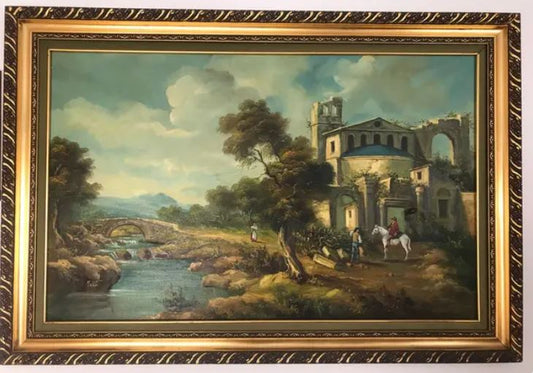 Pictura in ulei semnata Marti