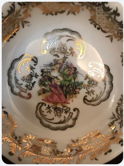 Set de 8 farfurii japoneze din porțelan