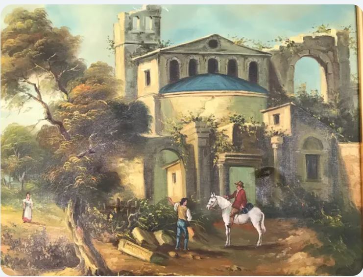 Pictura in ulei semnata Marti